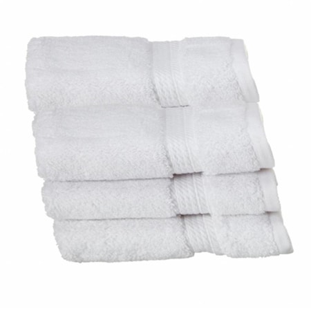 Superior 900GSM Egyptian Cotton 6-Piece Face Towel Set  White 900GSM FACE WH